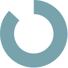 A light blue circular progress ring with a gap at the top left, resembling a partially completed donut chart, on a transparent background.